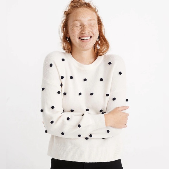 Madewell Sweaters - Madewell Brockton Bobble Sweater in Coziest Yarn